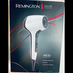 Remington Salon Collection Air3D Technology Light Weight Low Noise Hair Dryer